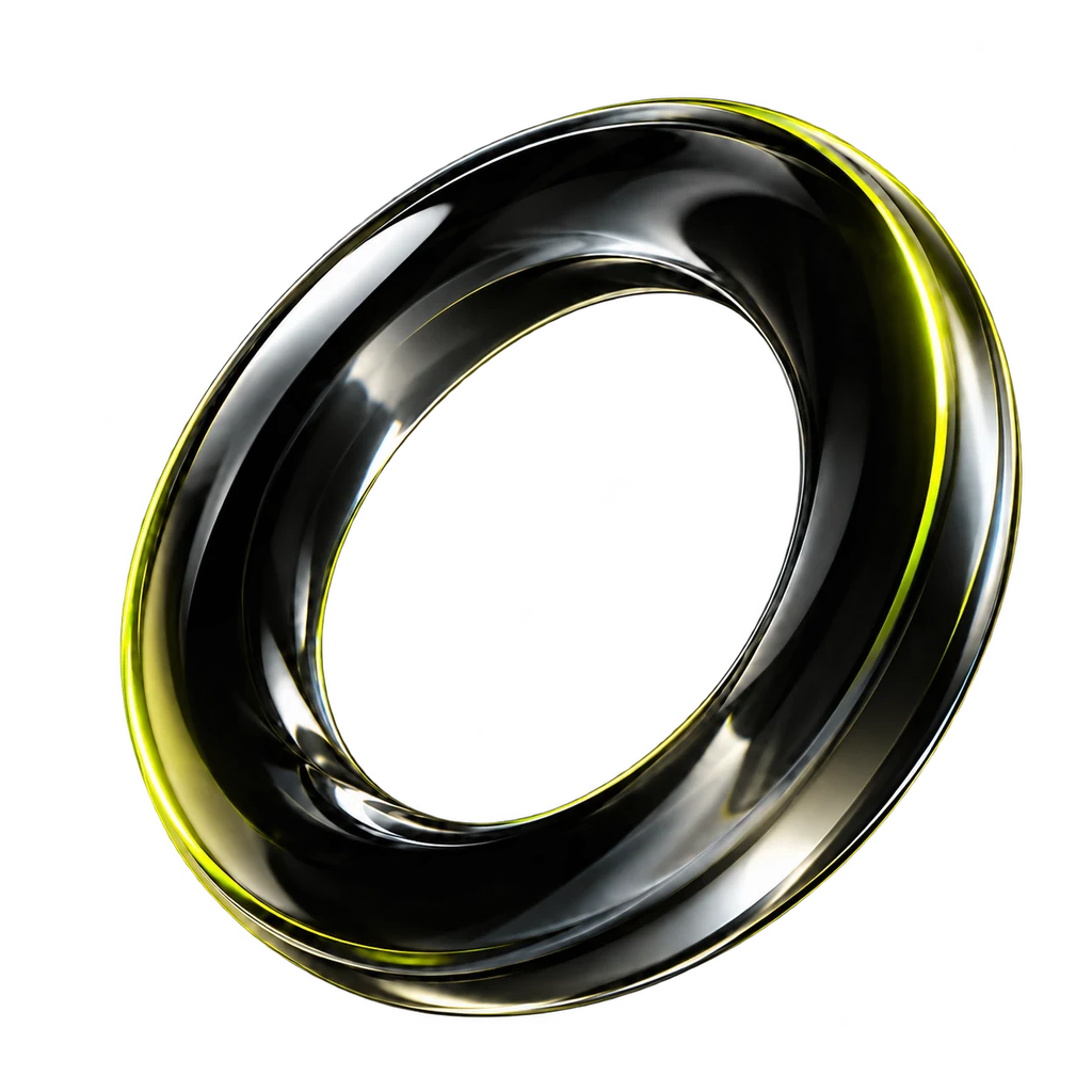 Originless abstract ring artwork